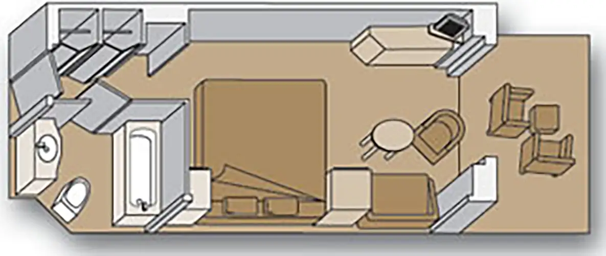 V Cabine avec Balcon