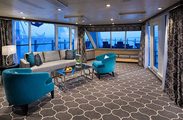 Spacious AquaTheater suite with large balcony - two bedrooms royal-caribbean-wonder-of-the-seas-aquatheatre